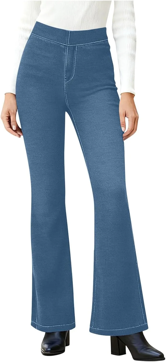 Джинсы Flare Bell Bottom с эффектом контроля живота и высокой посадкой
Джинсы Flare Bell Bottom с эффектом контроля живота и высокой посадкой