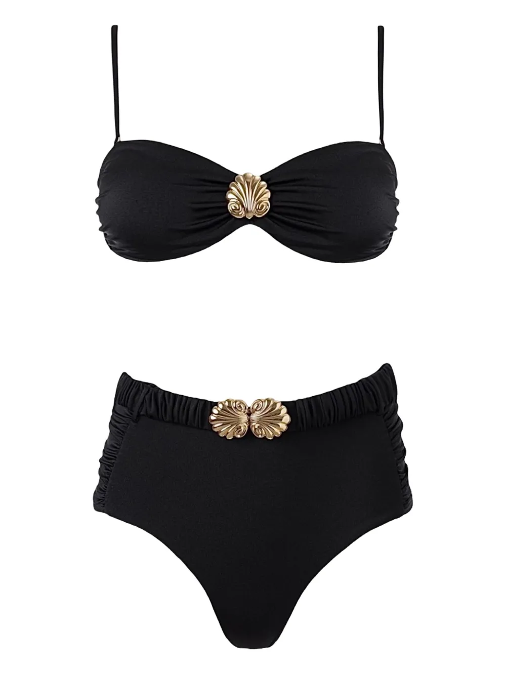 Бикини, украшенное ракушками SOFIA ERHAN, черный
Бикини, украшенное ракушками SOFIA ERHAN, черный