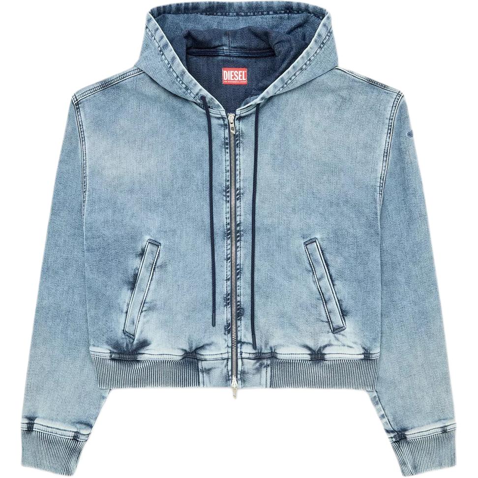 Джинсовая куртка с капюшоном на молнии DIESEL, светло-синий
Джинсовая куртка с капюшоном на молнии DIESEL, светло-синий