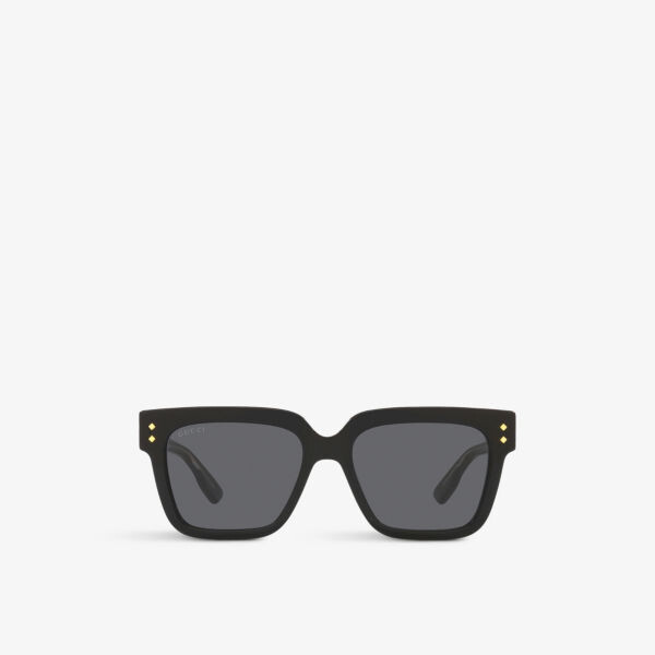 Солнцезащитные очки GG1084S в квадратной оправе из ацетата ацетата Gucci, черный
Солнцезащитные очки GG1084S в квадратной оправе из ацетата ацетата Gucci, черный