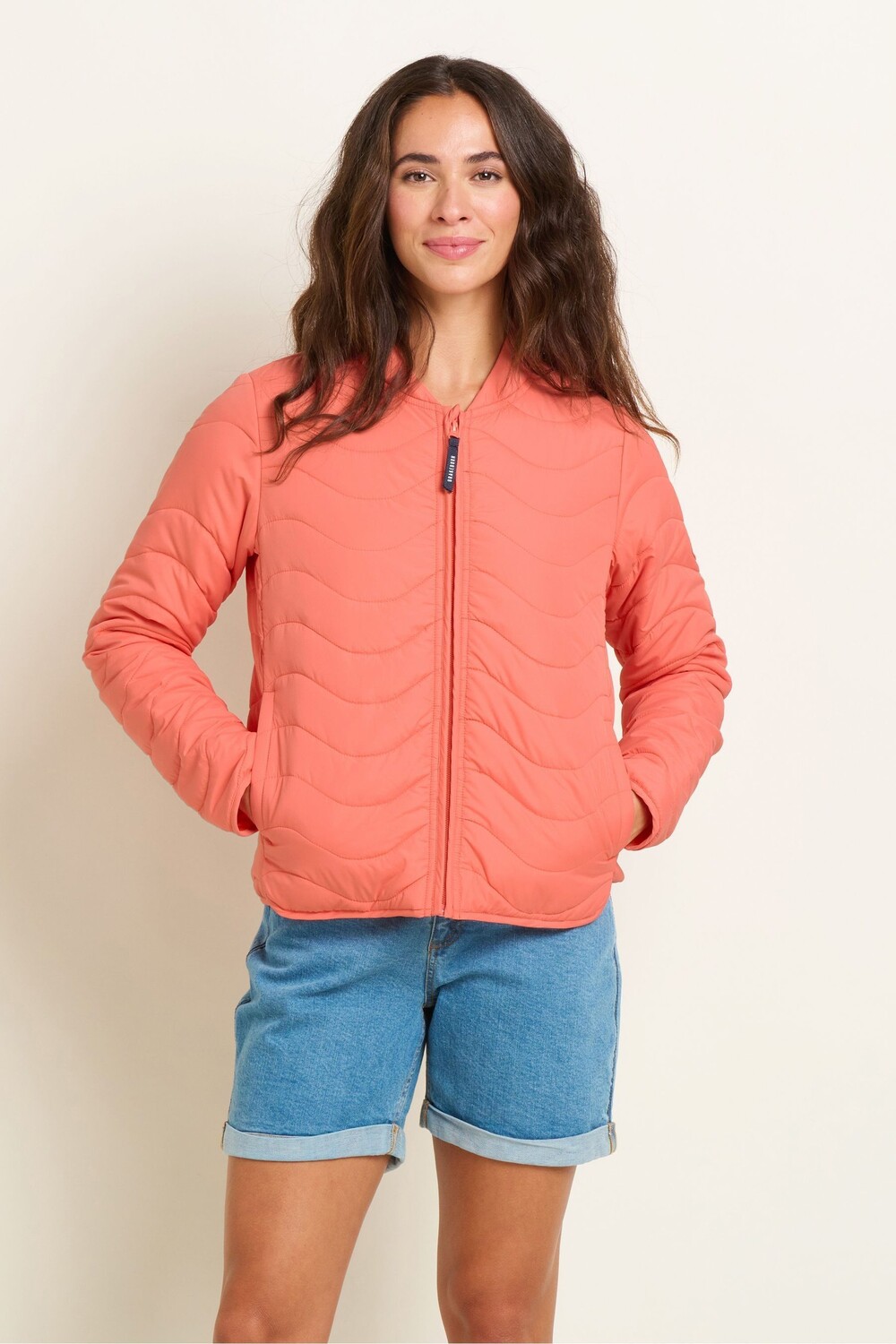 Стеганая куртка "Волна" Brakeburn, розовый 
Стеганая куртка "Волна" Brakeburn, розовый