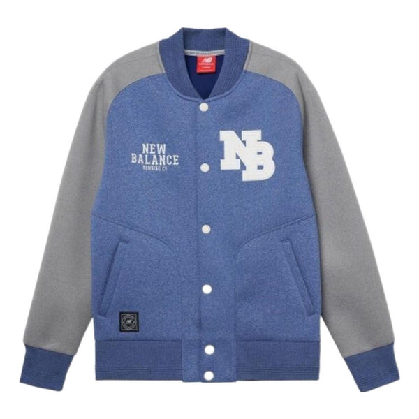 Куртка с воротником-стойкой, тканая бейсбольная куртка New Balance, синий
Куртка с воротником-стойкой, тканая бейсбольная куртка New Balance, синий