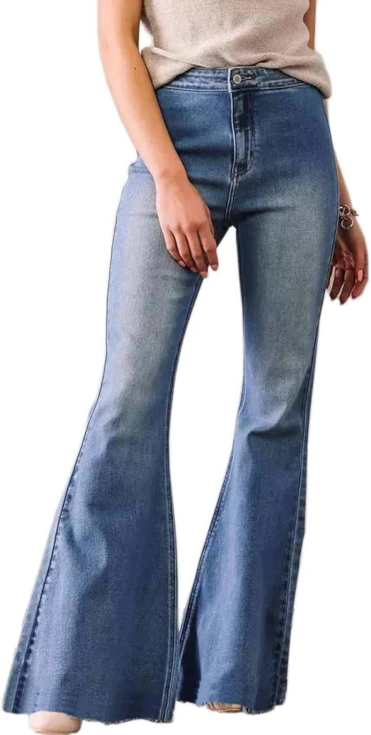 Женские джинсы с высокой талией и расклешенным низом TACSTRUN
Женские джинсы с высокой талией и расклешенным низом TACSTRUN