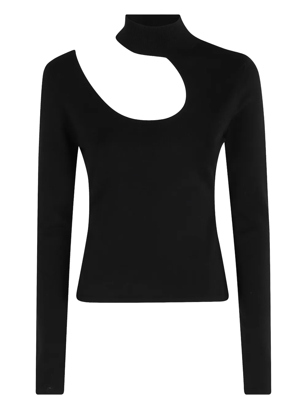 Футболка с вырезом и воротником-стойкой Federica Tosi, черный
Футболка с вырезом и воротником-стойкой Federica Tosi, черный