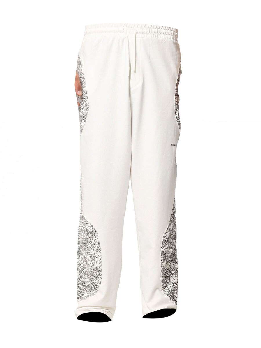 Брюки свободного кроя VAMOS CLO Tropaeolum, белый 
Брюки свободного кроя VAMOS CLO Tropaeolum, белый