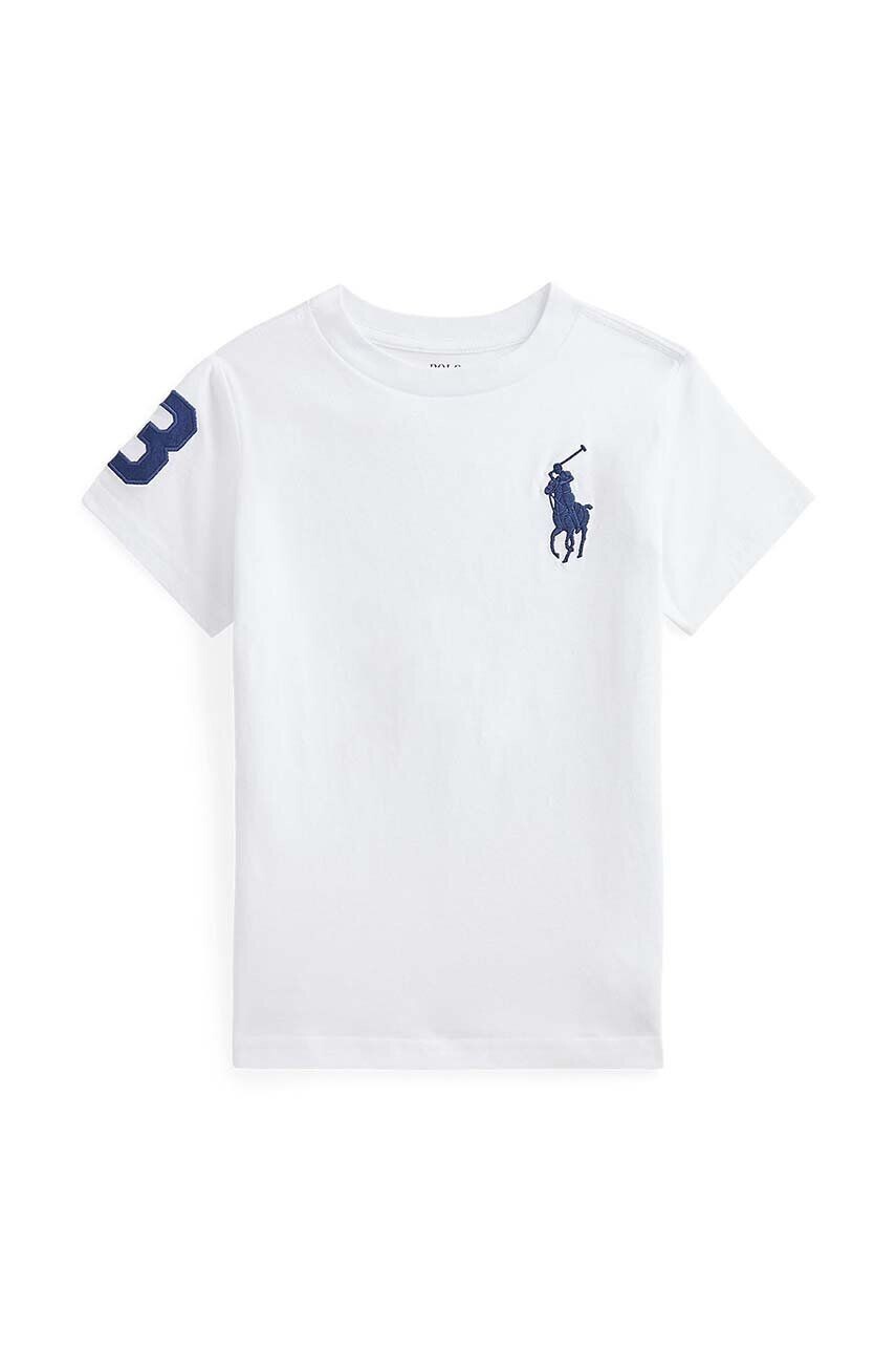 Детская хлопковая футболка Polo Ralph Lauren, белый
Детская хлопковая футболка Polo Ralph Lauren, белый