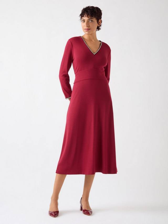 Миди-платье astrid с контрастной отделкой L.K.Bennett, темно-красный
Миди-платье astrid с контрастной отделкой L.K.Bennett, темно-красный