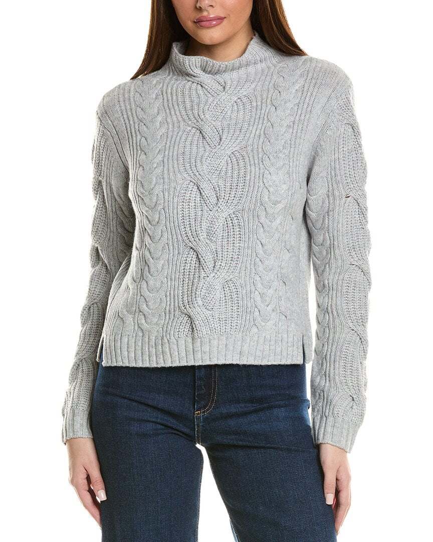 Свитер Hannah Rose с объемным воротом-трубой из смеси шерсти и кашемира
Свитер Hannah Rose с объемным воротом-трубой из смеси шерсти и кашемира