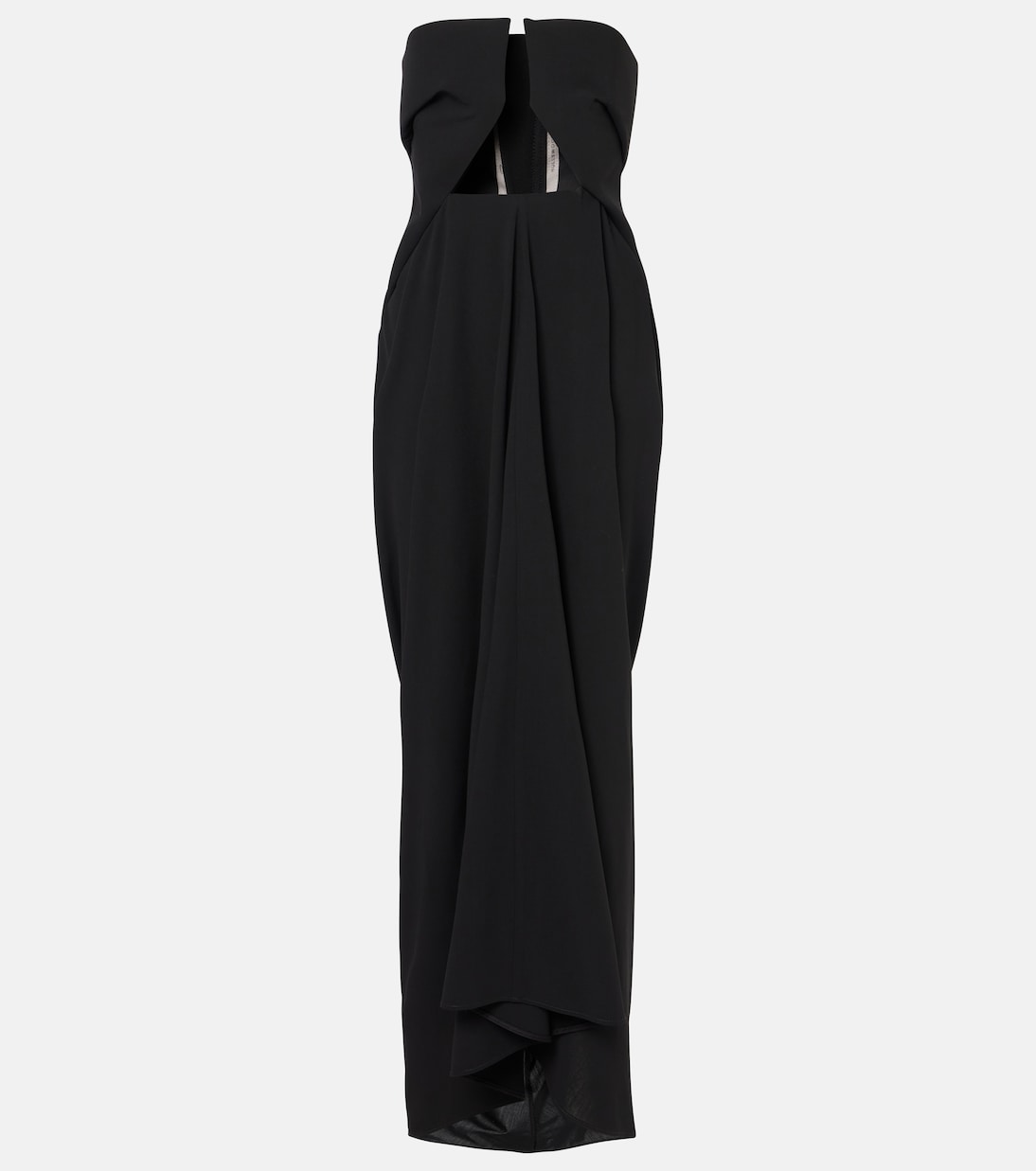 Платье Amphora Prong из шерсти с зернистой текстурой и пудрой Rick Owens, черный
Платье Amphora Prong из шерсти с зернистой текстурой и пудрой Rick Owens, черный