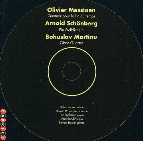 CD диск Messiaen / Schoenberg / Martinu: Quartet for End of Time / Stelldichein / Oboe QT
CD диск Messiaen / Schoenberg / Martinu: Quartet for End of Time / Stelldichein / Oboe QT