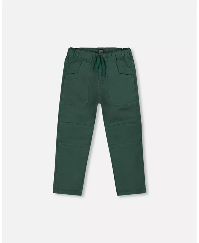 Брюки-джоггеры из твила с накладными карманами для малышей, цвет «лесной зеленый» - для малышей|детей Deux par Deux
Брюки-джоггеры из твила с накладными карманами для малышей, цвет «лесной зеленый» - для малышей|детей Deux par Deux