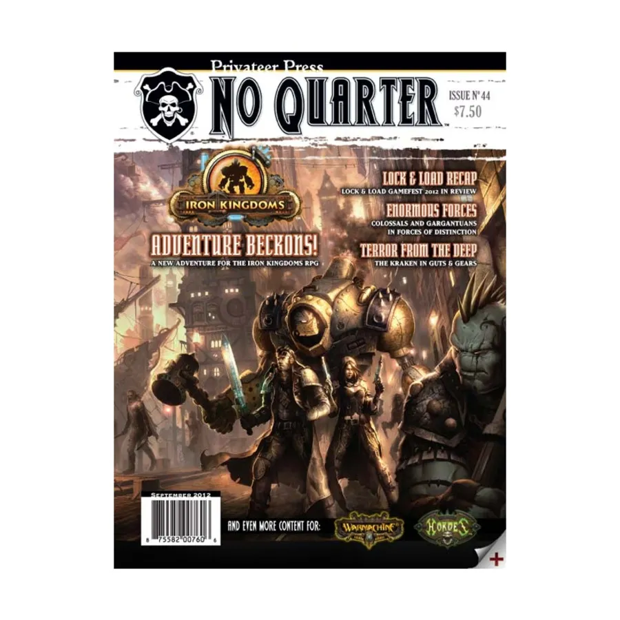 № 44 «Огромные силы, Ужас из глубин, уровень 7 — сценарий затемнения», No Quarter Magazine #01 - #50
№ 44 «Огромные силы, Ужас из глубин, уровень 7 — сценарий затемнения», No Quarter Magazine #01 - #50