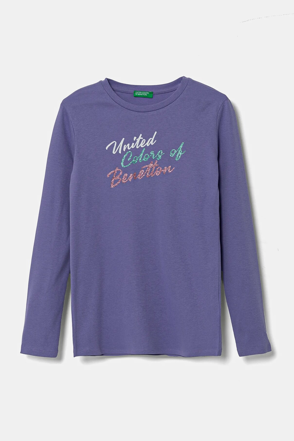 Хлопковая детская кофта с длинными рукавами United Colors Of Benetton, фиолетовый
Хлопковая детская кофта с длинными рукавами United Colors Of Benetton, фиолетовый