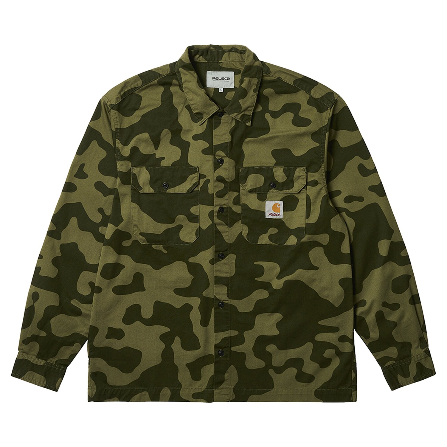 Рубашка Carhartt WIP x Palace Master с длинными рукавами, цвет Dollar Green Camo
Рубашка Carhartt WIP x Palace Master с длинными рукавами, цвет Dollar Green Camo