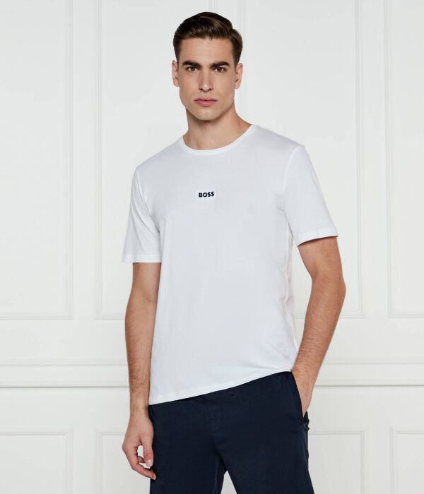 Футболка мужская Boss хлопковая с контрастным логотипом, белый
Футболка мужская Boss хлопковая с контрастным логотипом, белый