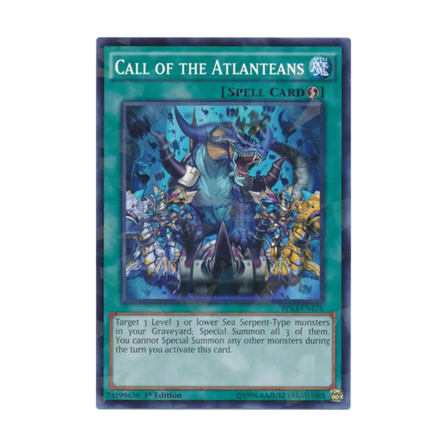 CCG Зов Атлантов (редкий из Shatterfoil), Yu-Gi-Oh - Battle Pack 3 - Monster League - Singles
CCG Зов Атлантов (редкий из Shatterfoil), Yu-Gi-Oh - Battle Pack 3 - Monster League - Singles