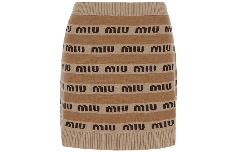 Юбка Miu Miu, коричневый
Юбка Miu Miu, коричневый