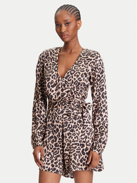 Комбинезон стандартного кроя W5YD09 WHCM0 Marciano Guess, коричневый 
Комбинезон стандартного кроя W5YD09 WHCM0 Marciano Guess, коричневый