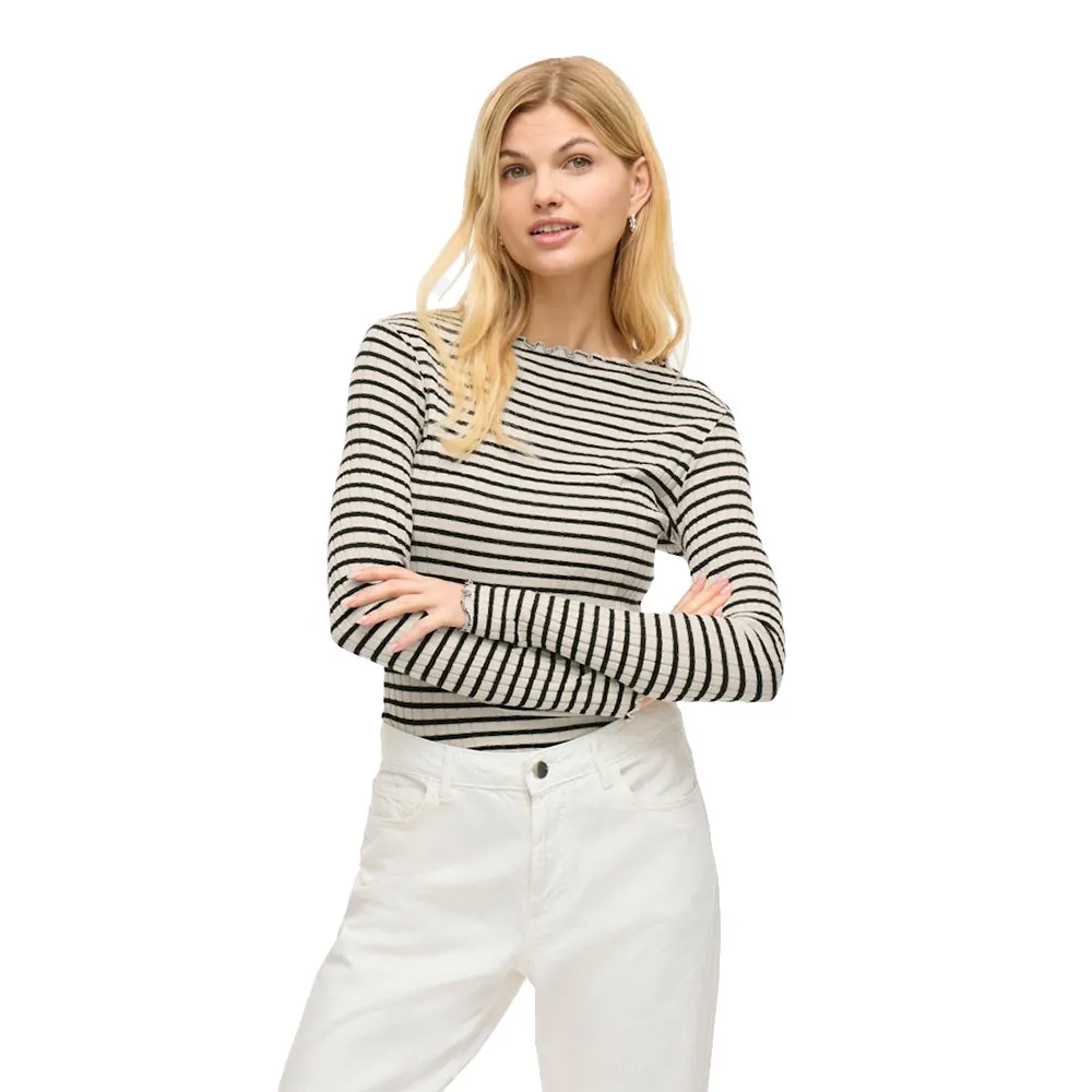 Лонгслив Vila Rika, черный 
Лонгслив Vila Rika, черный