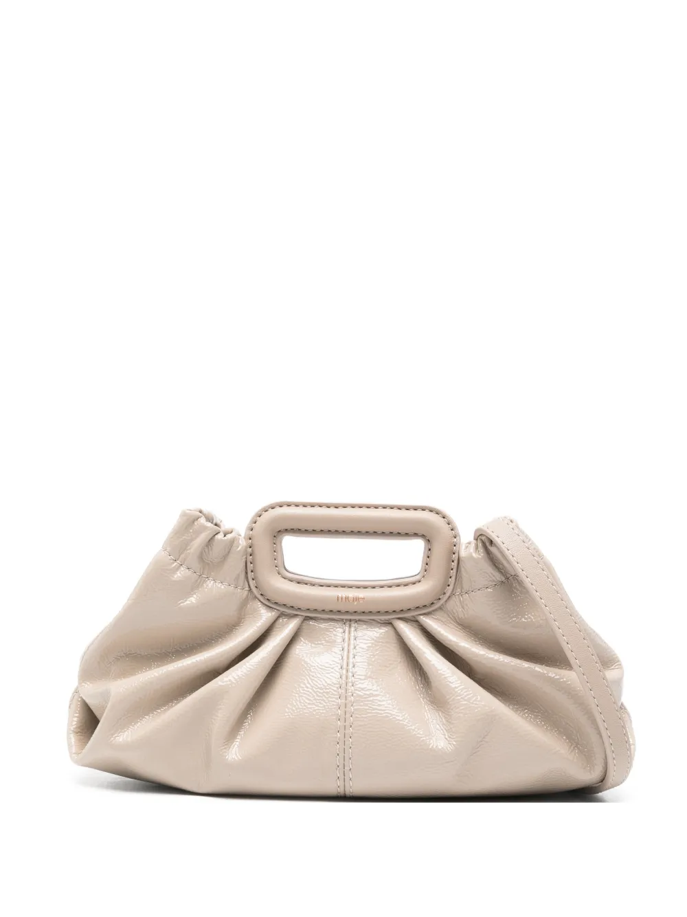 Сумка-тоут с логотипом и сборками Maje, бежевый
Сумка-тоут с логотипом и сборками Maje, бежевый