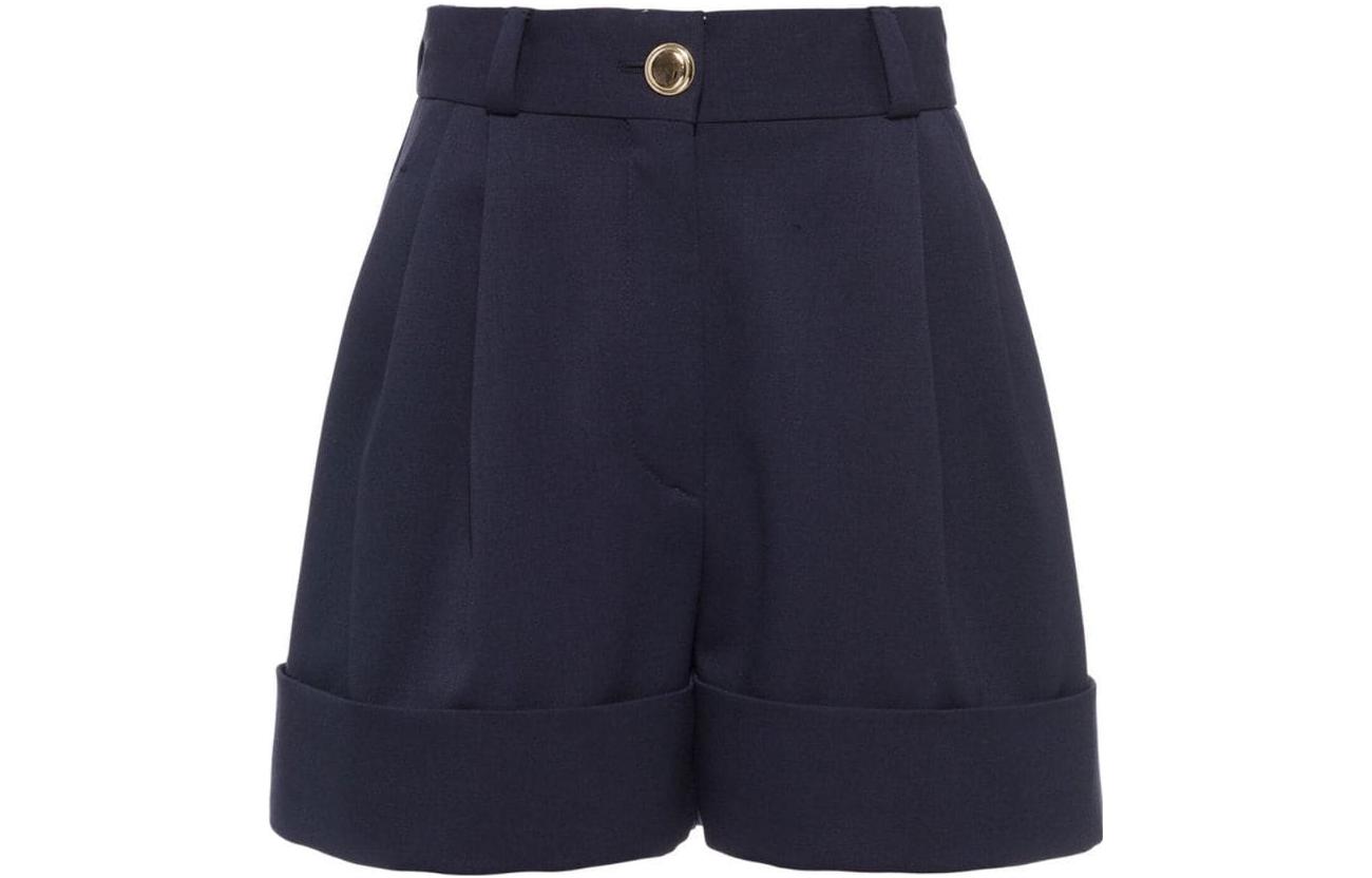 Miu Miu Женские повседневные шорты, темно-синие, умеренного цвета
Miu Miu Женские повседневные шорты, темно-синие, умеренного цвета