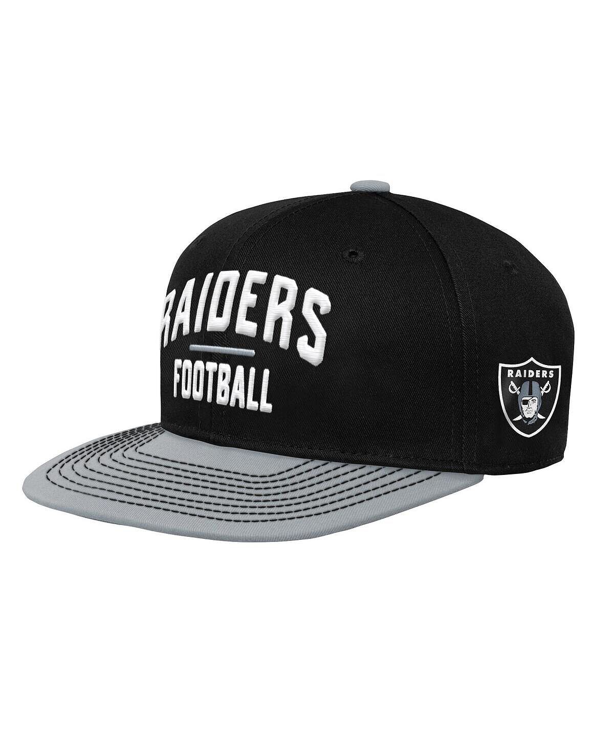 Черно-серебристая бейсболка Las Vegas Raiders для мальчиков дошкольного возраста с замком Snapback Outerstuff
Черно-серебристая бейсболка Las Vegas Raiders для мальчиков дошкольного возраста с замком Snapback Outerstuff