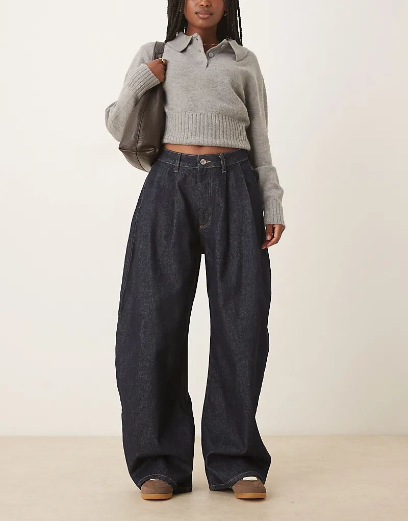 Джинсы-подковы ASOS DESIGN свободного кроя, после стирки
Джинсы-подковы ASOS DESIGN свободного кроя, после стирки