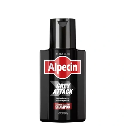 Кофеиновый шампунь для седых волос Gray Attack - 200 мл Alpecin
Кофеиновый шампунь для седых волос Gray Attack - 200 мл Alpecin