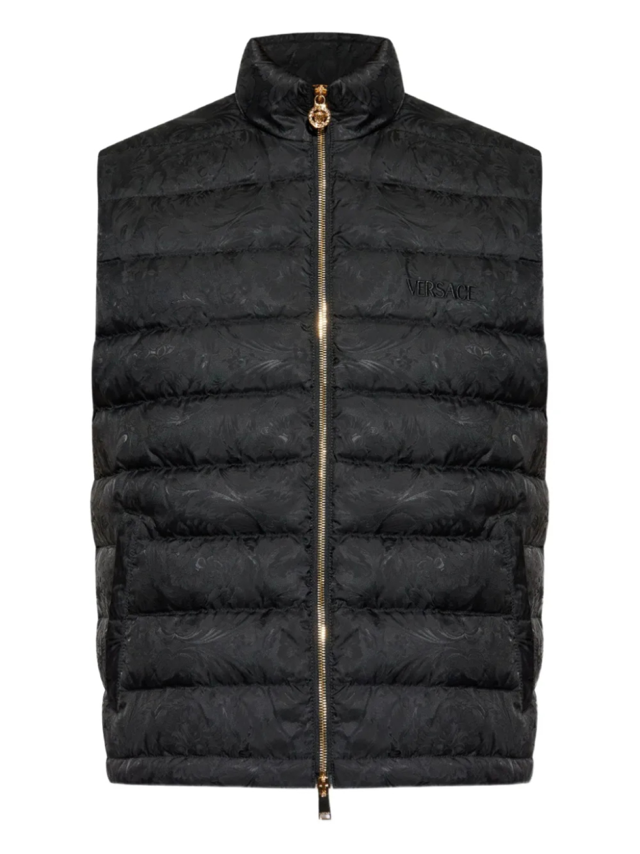 Жаккардовый жилет Versace Barocco, черный
Жаккардовый жилет Versace Barocco, черный