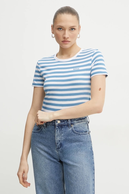 Хлопковая футболка Boss Orange, синий
Хлопковая футболка Boss Orange, синий
