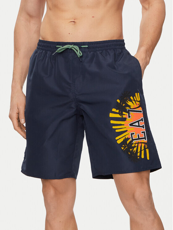 Шорты стандартного кроя Ea7 Emporio Armani, синий
Шорты стандартного кроя Ea7 Emporio Armani, синий