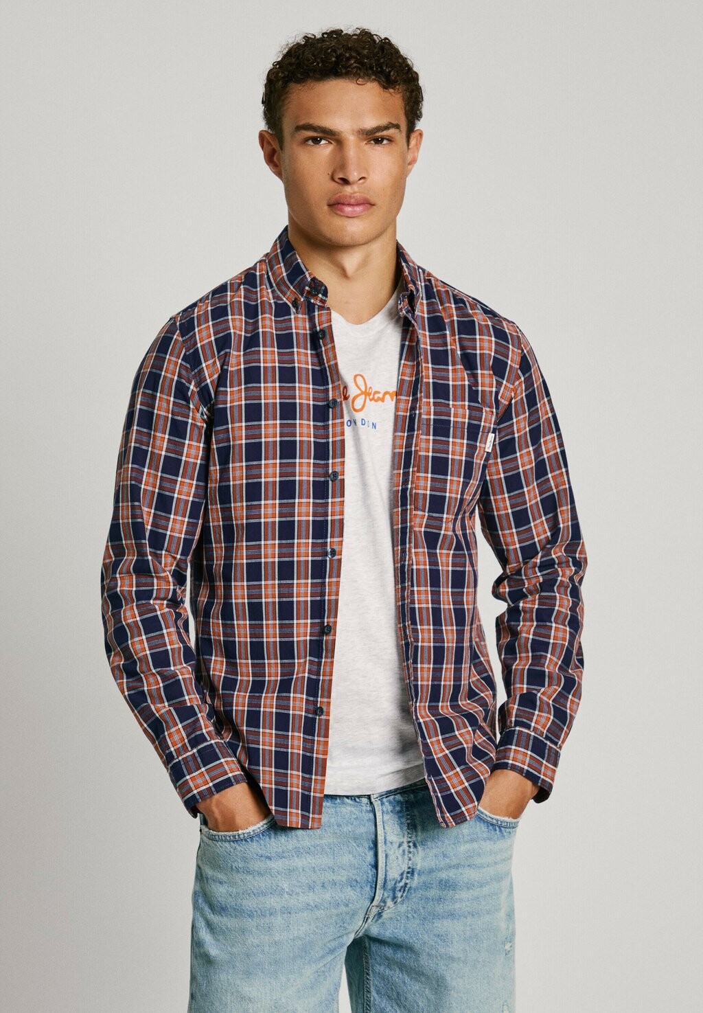 Рубашка MORGAN Pepe Jeans, темно-синий
Рубашка MORGAN Pepe Jeans, темно-синий