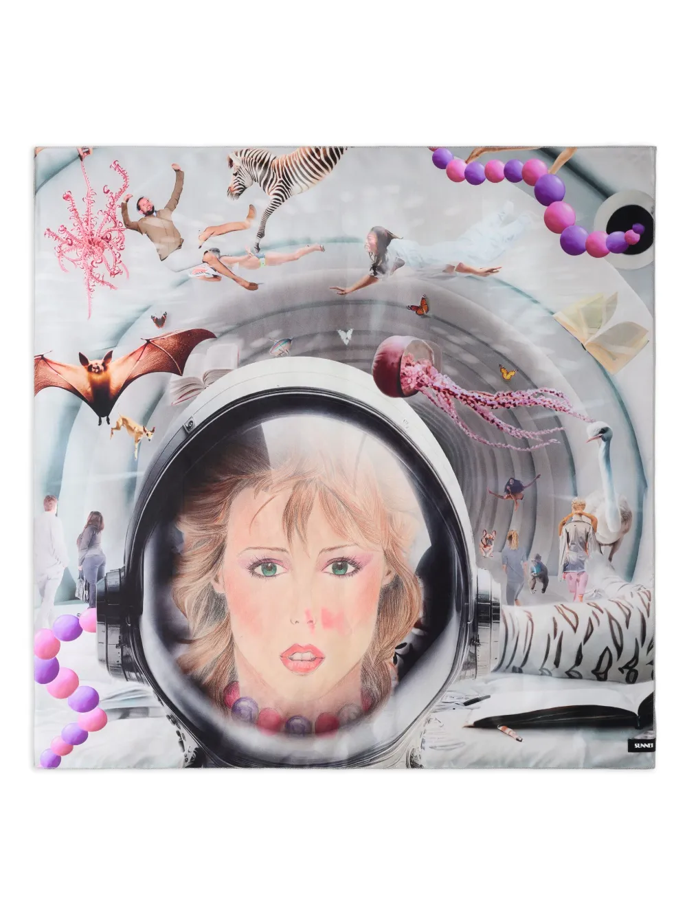 Шарф Roselyne с принтом Sunnei, серый
Шарф Roselyne с принтом Sunnei, серый