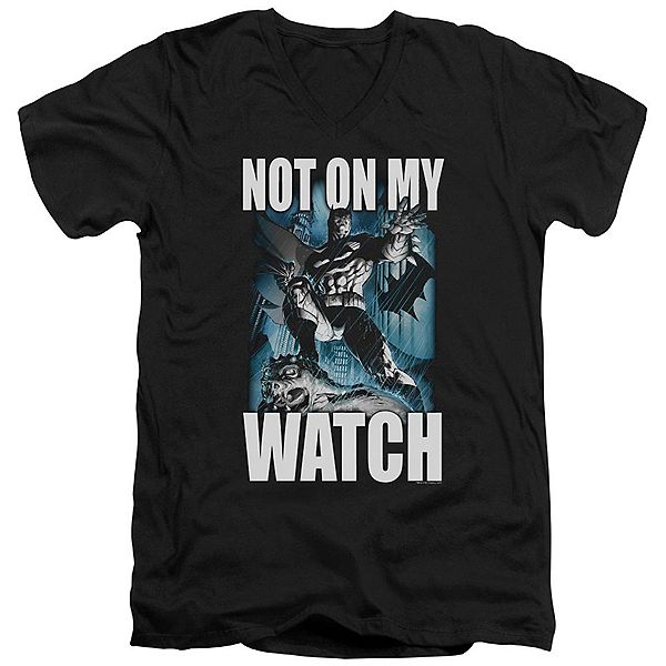 Футболка с коротким рукавом Batman not on my watch Licensed Character
Футболка с коротким рукавом Batman not on my watch Licensed Character