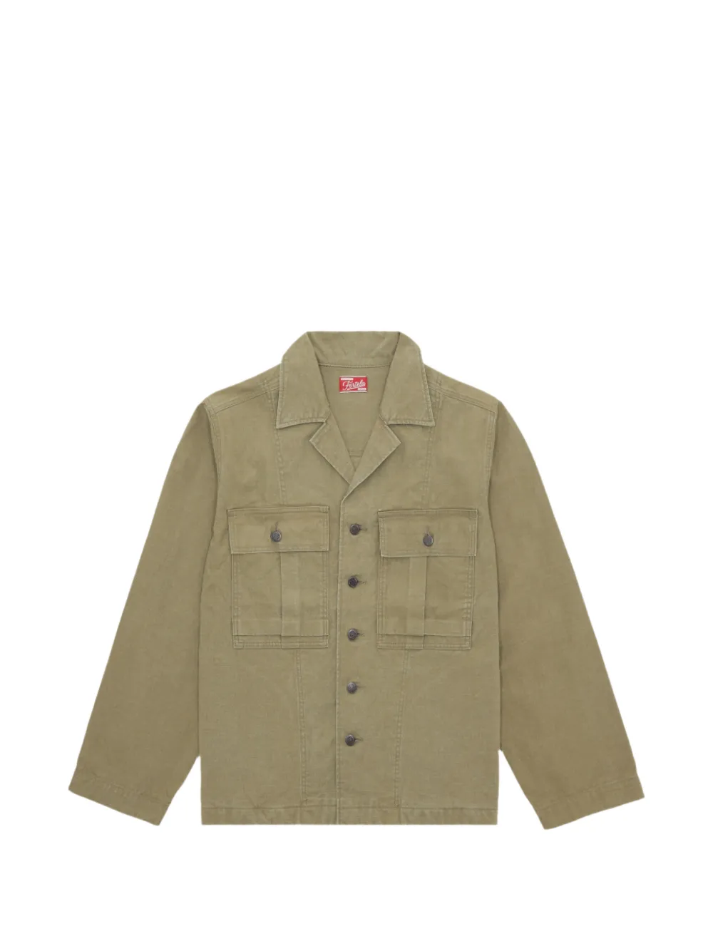 Рубашка-овершот с карманами и застежкой на пуговицы Richard Fortela, зеленый
Рубашка-овершот с карманами и застежкой на пуговицы Richard Fortela, зеленый