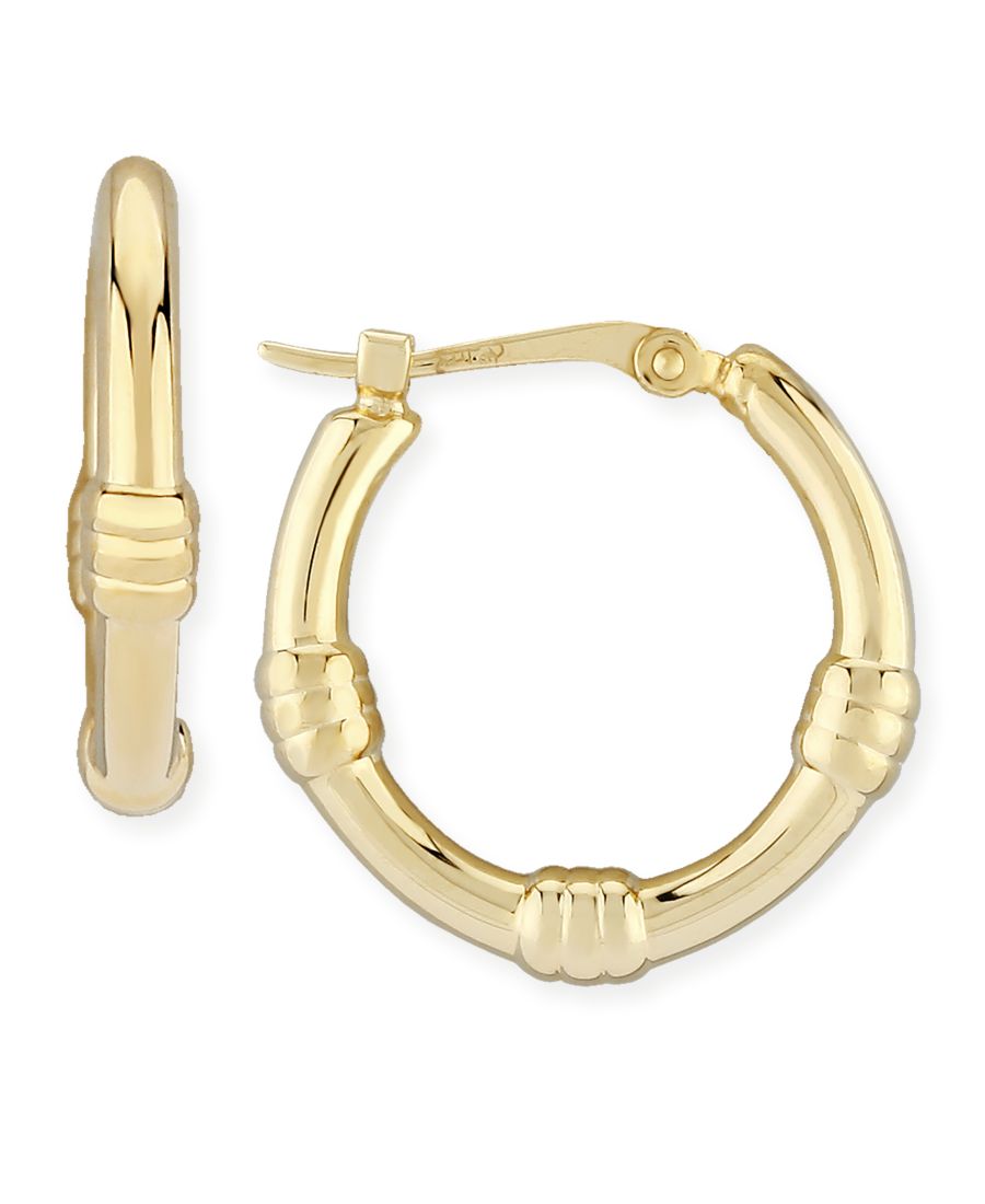 Серьги-кольца из бамбука в оправе из 14-каратного золота Macy's, Gold
Серьги-кольца из бамбука в оправе из 14-каратного золота Macy's, Gold