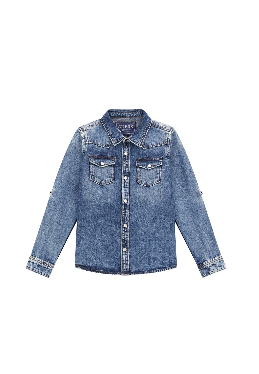 Повседневная рубашка Guess, синий
Повседневная рубашка Guess, синий