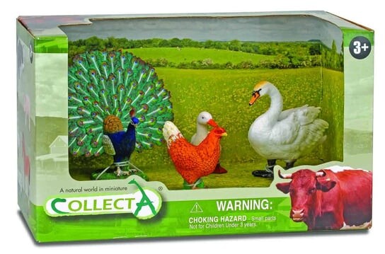 Collecta, Набор из 4 сельскохозяйственных животных в упаковке
Collecta, Набор из 4 сельскохозяйственных животных в упаковке
