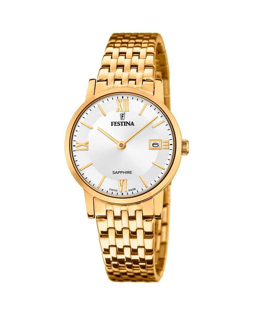 Женские часы F20021/1 Swiss Made золото сталь Festina, золотой
Женские часы F20021/1 Swiss Made золото сталь Festina, золотой