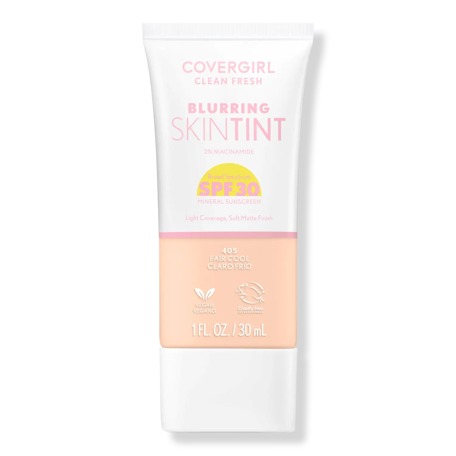 Освежающий тонирующий крем для лица Clean Fresh Blurring Skin Tint SPF 30 CoverGirl, Fair Cool
Освежающий тонирующий крем для лица Clean Fresh Blurring Skin Tint SPF 30 CoverGirl, Fair Cool