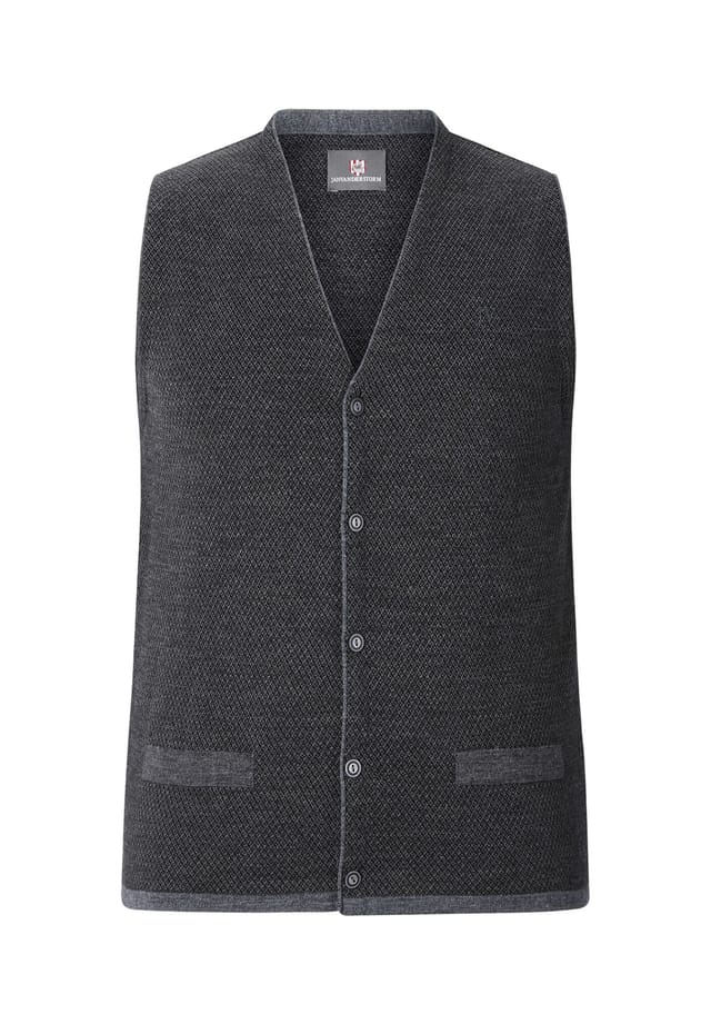 Вязаный жилет тейн Jan Vanderstorm, серый
Вязаный жилет тейн Jan Vanderstorm, серый