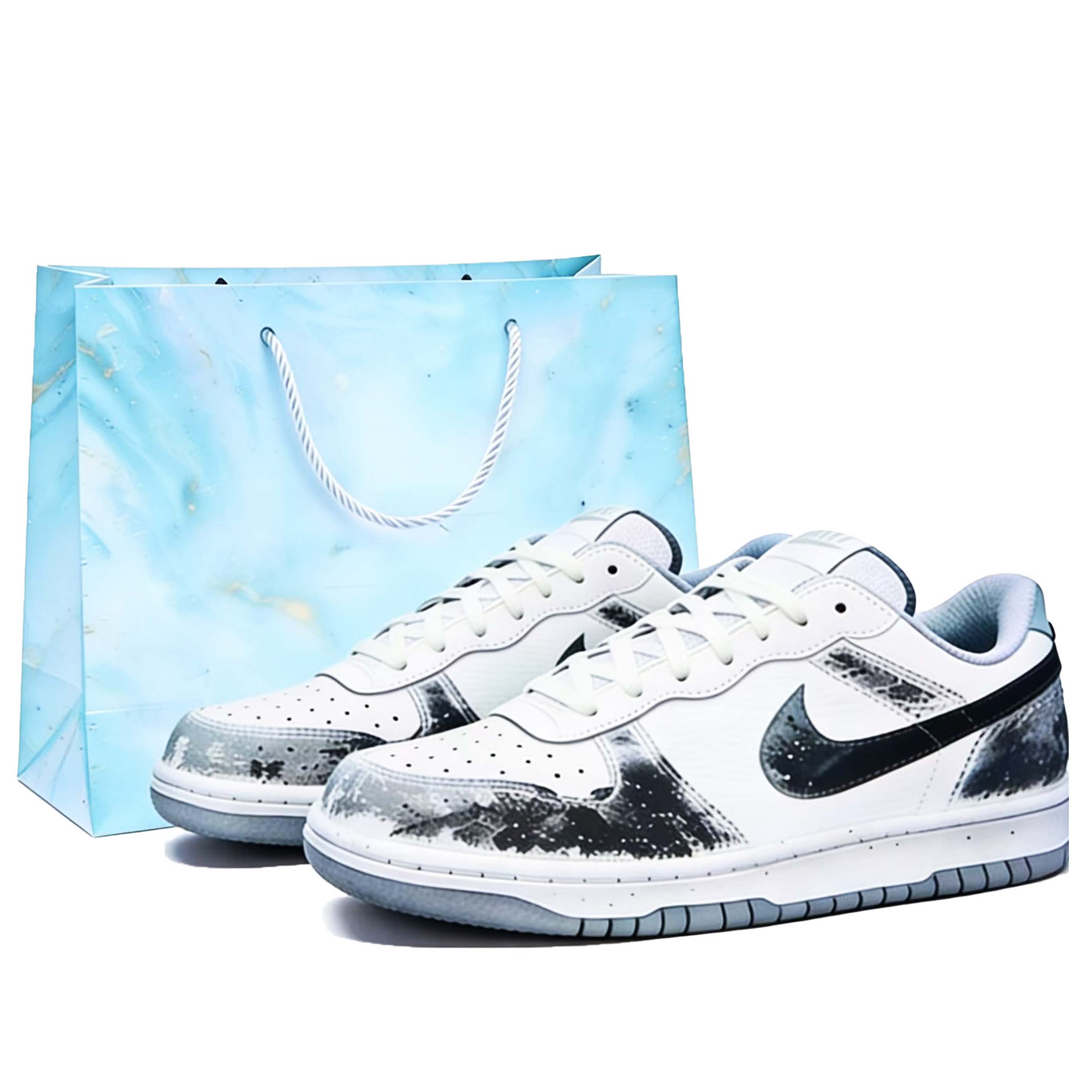 Nike Большие устойчивые к истиранию дышащие низкие кроссовки для скейтбординга Unisex черно-белые
Nike Большие устойчивые к истиранию дышащие низкие кроссовки для скейтбординга Unisex черно-белые