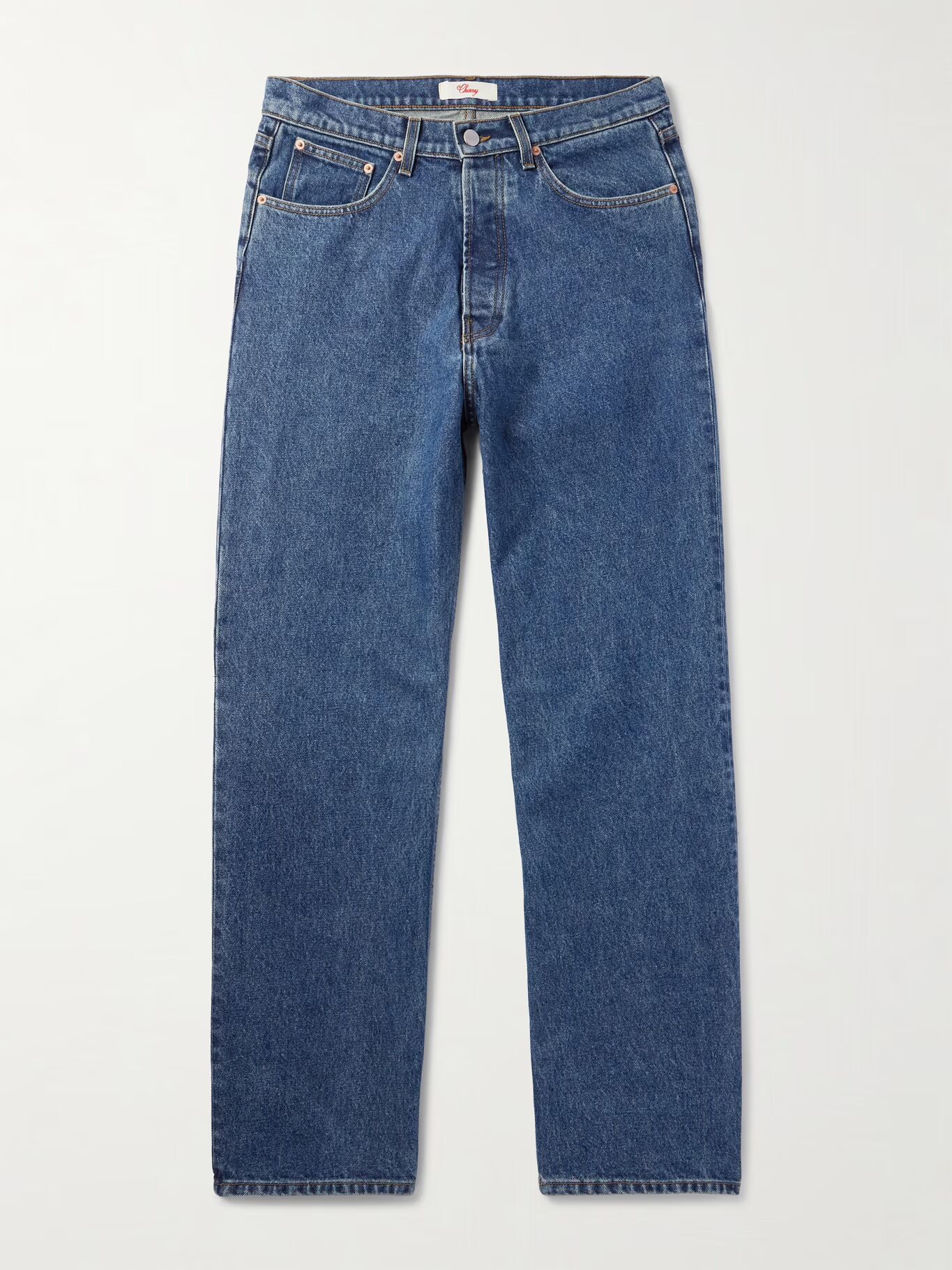Джинсы прямого кроя с вышитым логотипом CHERRY LOS ANGELES, индиго
Джинсы прямого кроя с вышитым логотипом CHERRY LOS ANGELES, индиго