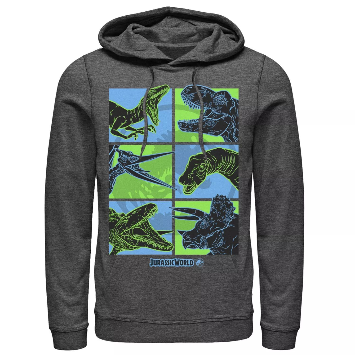 Мужская толстовка с капюшоном Jurassic World Two Dino Faces Comic Pop Licensed Character
Мужская толстовка с капюшоном Jurassic World Two Dino Faces Comic Pop Licensed Character