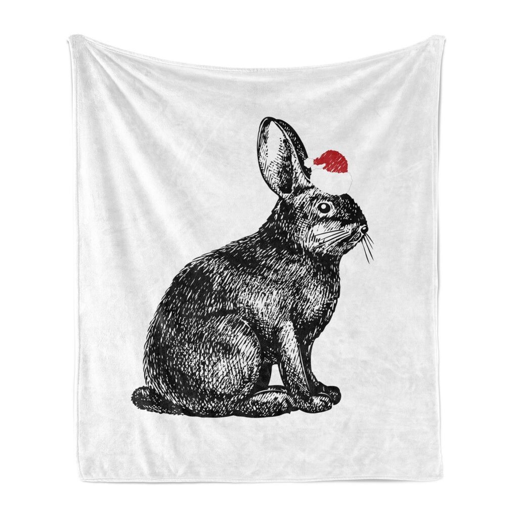 ABAKUHAUS Rabbit Мягкое фланелевое флисовое одеяло, Рождественская тема, силуэт кролика, нарисованный карандашом, эскизный рисунок, 175 x 230 см, ярко-красный, антрацитово-серый, белый
ABAKUHAUS Rabbit Мягкое фланелевое флисовое одеяло, Рождественская тема, силуэт кролика, нарисованный карандашом, эскизный рисунок, 175 x 230 см, ярко-красный, антрацитово-серый, белый