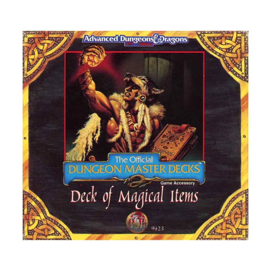 Бокс-сет Deck of Magical Items (2nd Printing), Advanced Dungeons & Dragons (2nd Edition) - Dungeon Master's Books
Бокс-сет Deck of Magical Items (2nd Printing), Advanced Dungeons & Dragons (2nd Edition) - Dungeon Master's Books
