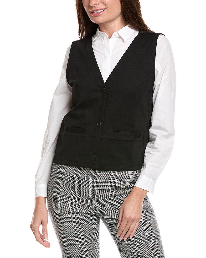 Жилет на пуговицах EILEEN FISHER, черный
Жилет на пуговицах EILEEN FISHER, черный