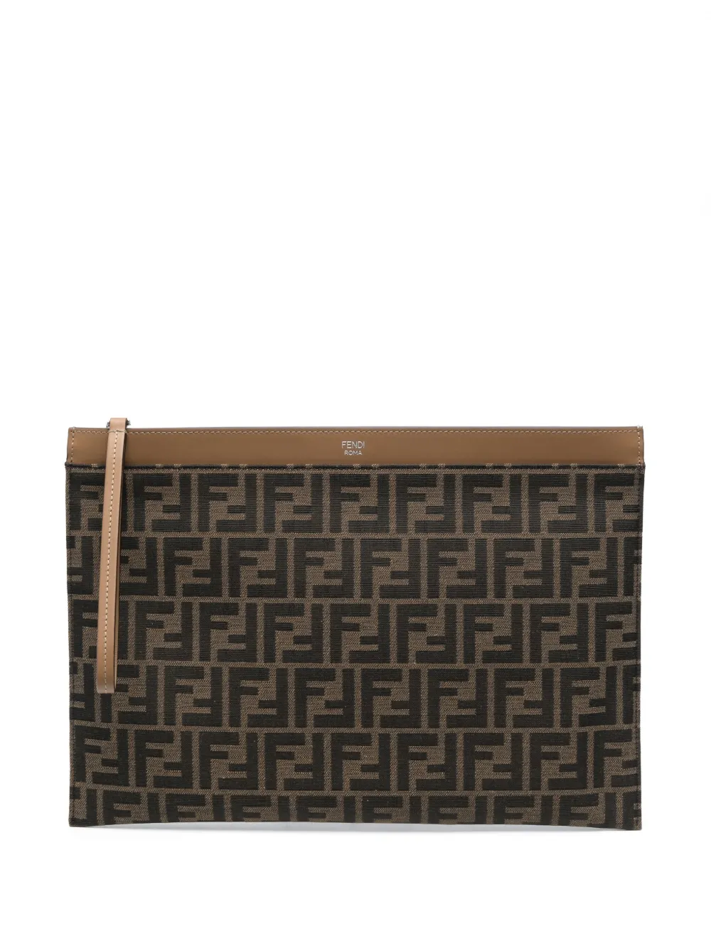 Клатч с монограммой Fendi, коричневый
Клатч с монограммой Fendi, коричневый