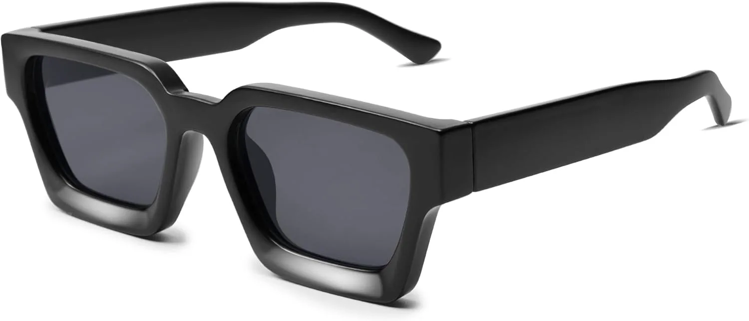 Солнцезащитные очки VANLINKER квадратной формы для мужчин и женщин, ретро-стиль, массивные прямоугольные, защита от УФ-излучения UV400, VL9731, C2.5 - Matt Black
Солнцезащитные очки VANLINKER квадратной формы для мужчин и женщин, ретро-стиль, массивные прямоугольные, защита от УФ-излучения UV400, VL9731, C2.5 - Matt Black