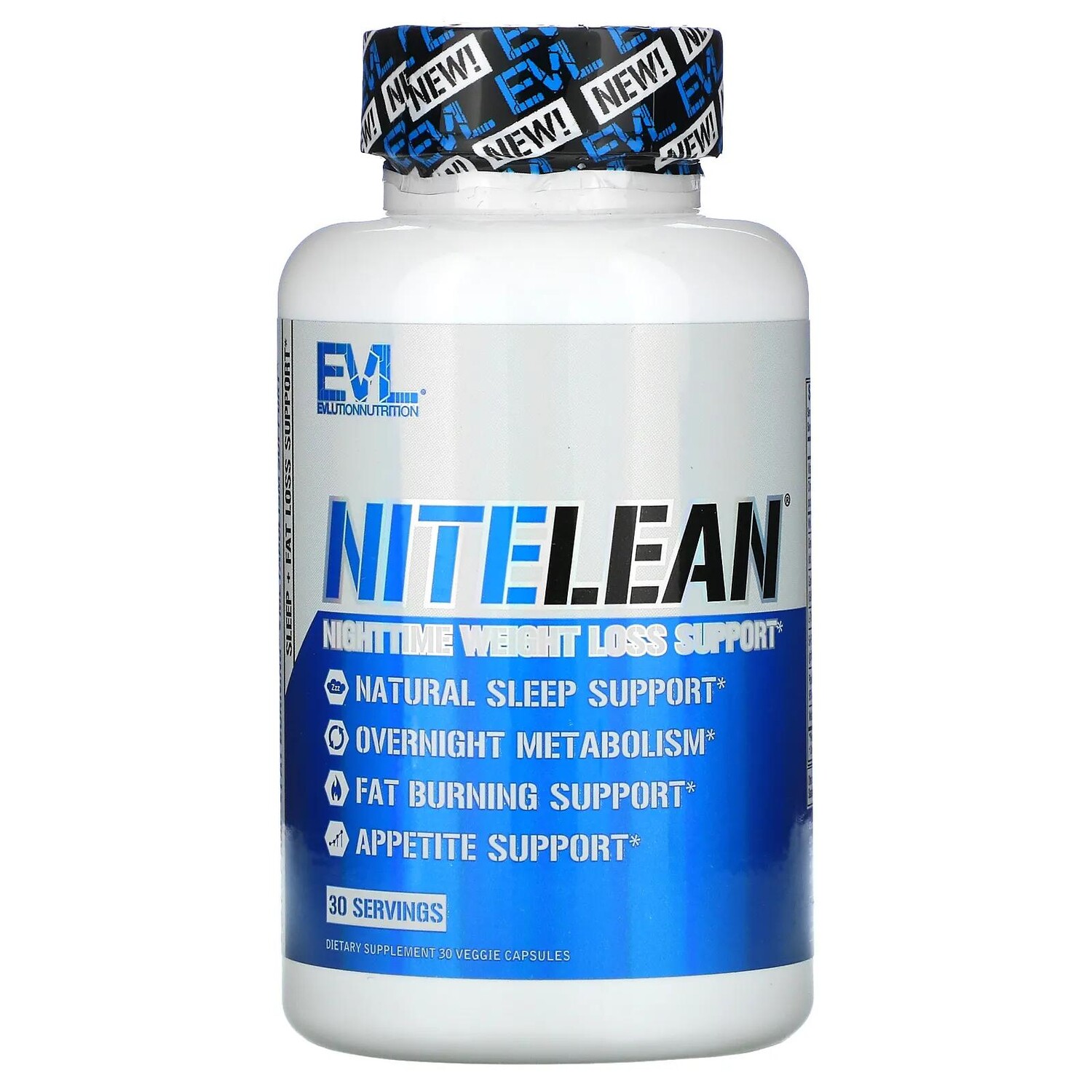 EVLution Nutrition NiteLean поддержка для снижения веса в ночное время 30 растительных капсул
EVLution Nutrition NiteLean поддержка для снижения веса в ночное время 30 растительных капсул